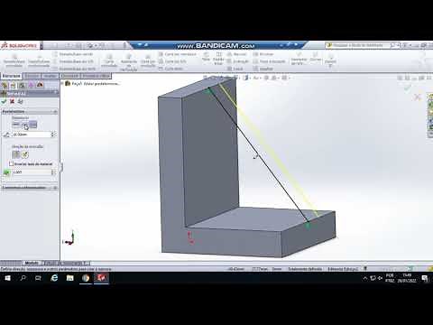 Como utilizar o comando nervura no SolidWorks