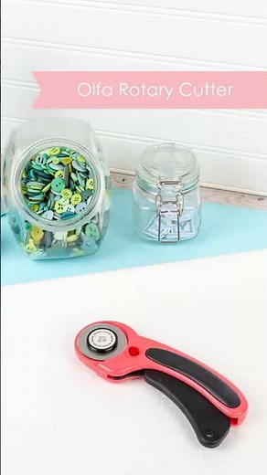 Have you seen our NEW Olfa Coral 45mm Ergonomic Rotary Cutter 🤩