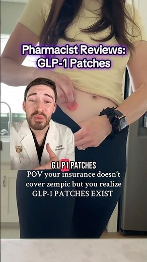 GLP-1 patches?!! Do they work or are they fake and unsafe. Pharmacist reviews #glp1 #weightloss