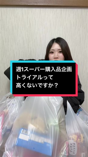 トライアルの購入品紹介と家計管理