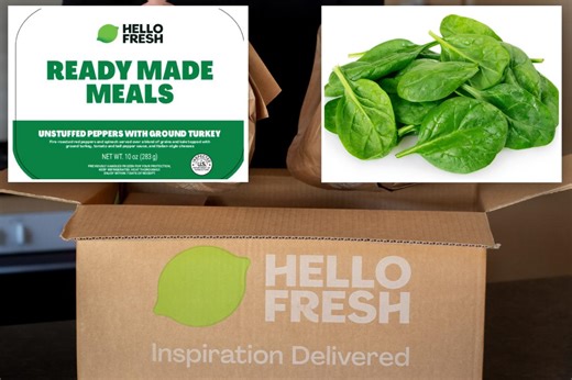 USDA issues health alert for HelloFresh meals over listeria-tainted spinach