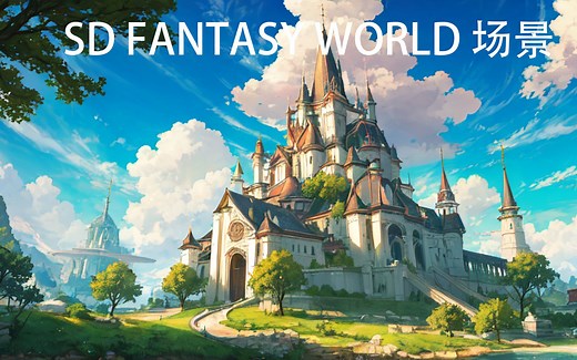 Stable Diffusion 模型和场景分享 Fantasy World 梦幻世界