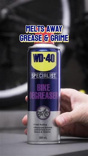 Watch how WD-40 Specialist® Bike Degreaser melts away grease and grime with its precision spray that drives cleaning foam into chain links. Purchase from our Flagship Stores, Shopee: https://shopee.com.my/wd40.os Lazada: https://bit.ly/3GKerDF | WD-40 Malaysia