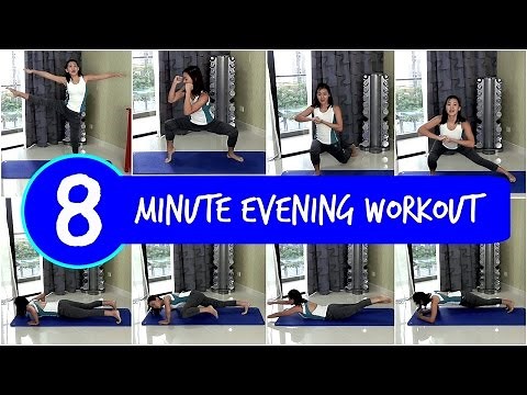 8-Minute Evening Workout Before Bed (No Equipment!)
