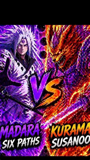 Madara Six Paths vs Kurama Susanoo 😈 Who Is The REAL GOD? (Shocking Fight)