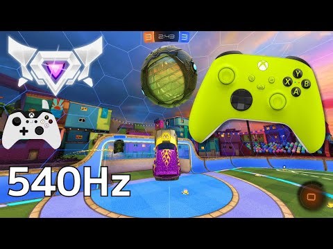 Xbox Controller ASMR 😴 Rocket League Ranked 🏆 Satisfying 360 FPS 4K