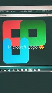 Making Microsoft Logo 😍 #microsoft #coding #python #pythonforbeginners #shorts