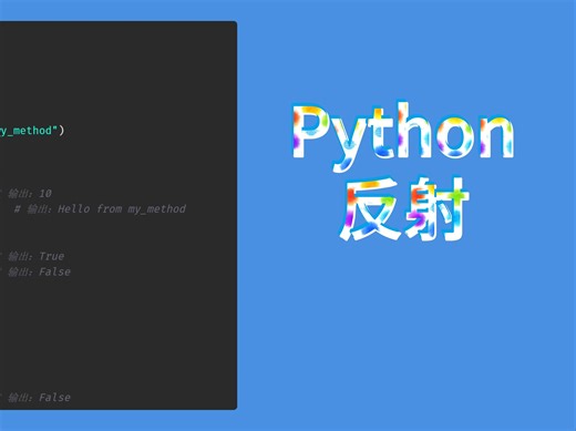 你会用Python中的反射吗？