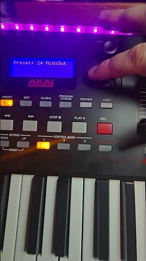 Factory reset Akai MPK 249 | #akaimpk #akai #keyboard #tips #tipsandtricks #audio #music #beats