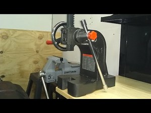 Dayton 1ton Arbor Press Assembly And Benchtop Mounting
