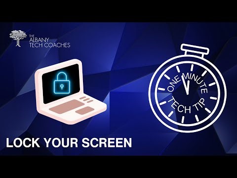1 Minute Tech Tip - Instantly Lock You Screen