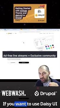 Summary: Getting Started with Artisan Theme and daisyUI in Drupal