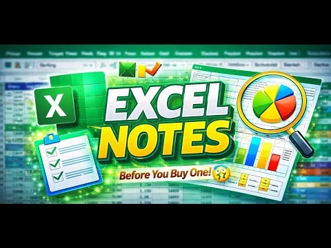 Excel work nots