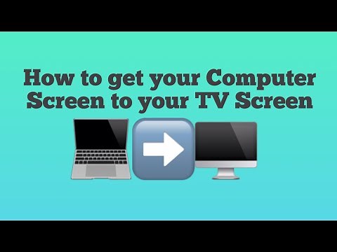 How to hook up your computer to your TV