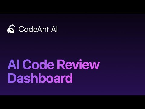 How to Use CodeAnt AI Code Review Dashboard | AI-Powered Code Analysis & Security