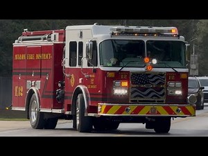 Avalon Fire District Engine 12 Responding