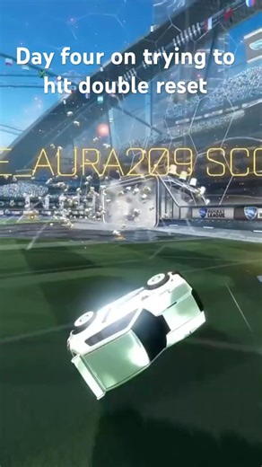 Day four trying to hit double flip reset #rocketleague #playstation #subscribe #gaming