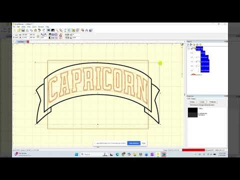 Using Embrilliance Envelopes Library to create an embroidery design