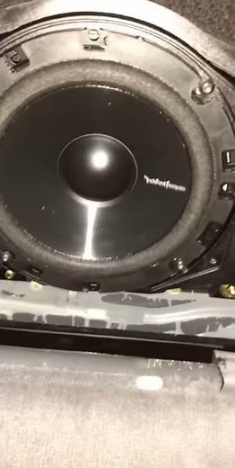 Rockford Fosgate R165s speaker test W124