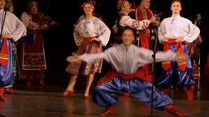 15K views · 764 reactions | The exciting finale of the Poltava State Song & Dance Ensemble! 朗 . Performed in Lviv in 2019 at the @International Ukrainian Dance & Culture Festival in Lviv organized by Cobblestone Freeway Tours!  | Ukrainian Dance World | Facebook