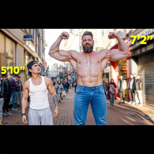 47K views · 805 reactions | Training W/ a Real Life Giant 7'2" (Worlds Tallest Bodybuilder) #thedutchgiant #jessejameswest | Olivier Richters | Facebook