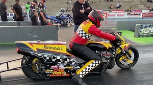 The moment the lucky drag bike boots finally ran out of mojo! | CycleDrag