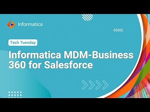 Informatica MDM-Business 360 for Salesforce