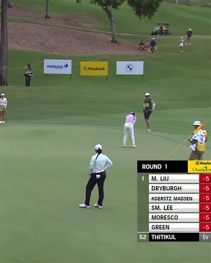 Jeeno Thitikul gets the crowd going with a birdie 🐣 Watch now on Golf Channel 📺 | LPGA