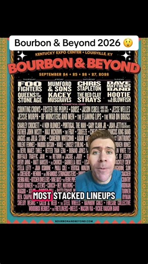 Bourbon & Beyond Festival 2026: Star-Studded Lineup Revealed