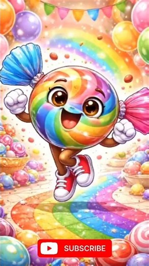 Colorful Candy Song 🍬 | Kids Songs | Nursery Rhymes | Baby Songs #shorts