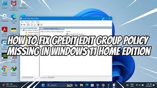Cara Install Gpedit Edit Group Policy Di Windows 11 10 Home Techdidak Mp3 & Mp4 Download