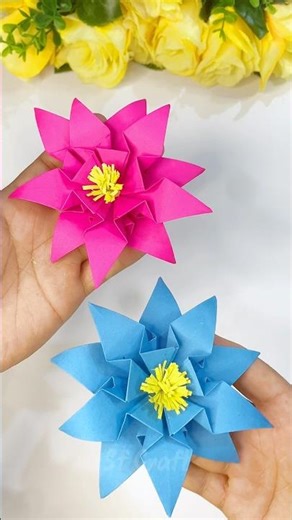 The secret to the perfect 3D Origami Lotus... #shorts