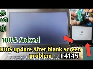 E41-15 bios update after blank screen problem ch341a BIOS programmer how to solve black screen issue