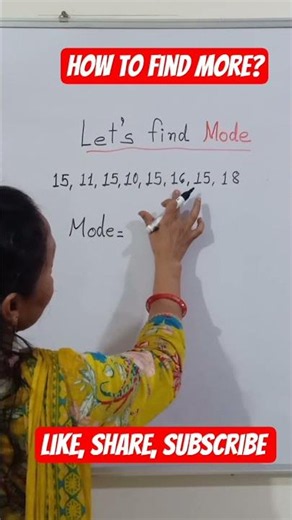 How to find mode?
