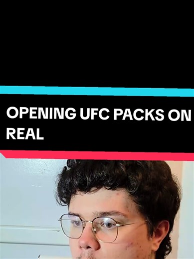 OPENING UFC PACKS ON @Real App #ufc #mma #fighting #combatsports #cards