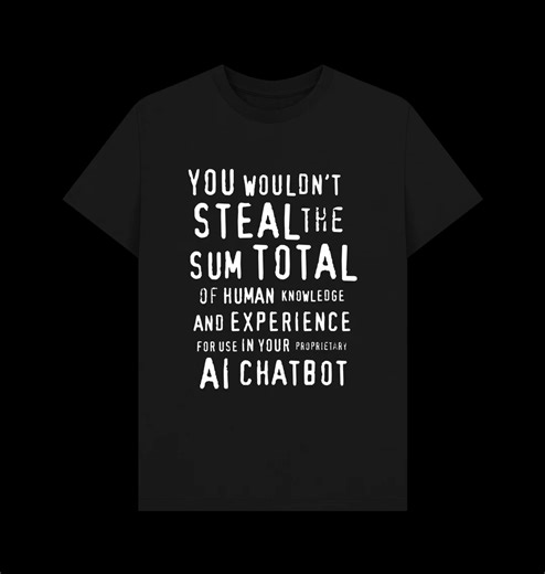Where to get Michael Carducci’s “You wouldn’t steal the sum total of human knowledge...” T-shirt : Global Nerdy