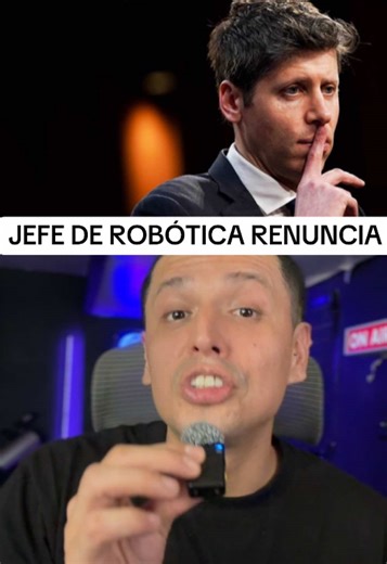 JEFE RE ROBÓTICA ABANDONA OPEN IA #nuevomilenio #LearnOnTikTok | Jefe
