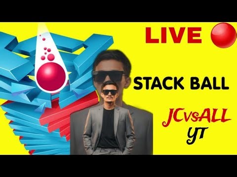 | સુપાર ફાસ્ટ એક્સપ્રેસ ગેમ પ્લે | STACK BALL 3D JCvsALL YT Gaming #live #viral