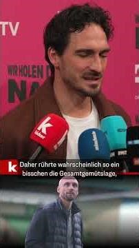 "Für mich kam es völlig aus dem Nichts": Hummels über neuen BVB-Sportdirektor Book #shorts