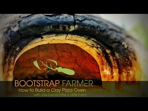 How to build & use a clay wood fired pizza oven.