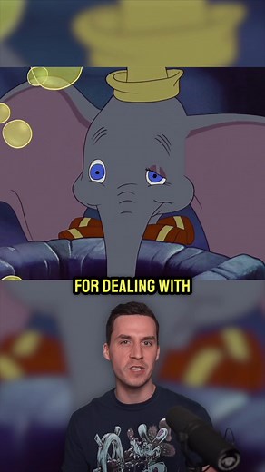 Dumbo went to THERAPY in the Original Story? 😭 #messeduporigins #dumbo #disneymovies #disney #behindthescenes #originalstory #disneyhistory