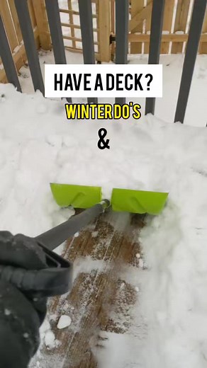 53K views · 300 reactions | Here are some #wintertips for your #deck #maintenance #decklife #homeownertips #diy #snow | Revive Home Tips | Facebook
