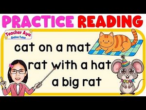 CVC PHRASES AND SENTENCES | LEARN TO READ WITH TEACHER AYA | KINDER GRADE1 EASY READING LESSON