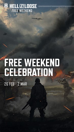 Our Steam Free Weekend is LIVE NOW 🔥 Hell Let Loose: Vietnam launches later this year… but first, experience where it all began. Hell Let Loose is FREE to play on Steam this weekend as part of our Free Weekend Celebration. Jump into the chaos of WWII, squad up, and discover what makes Hell Let Loose so intense before we head to the jungles of Vietnam. We’ll see you on the frontlines, soldiers. 🫡 #HellLetLoose #freeweekend #steam | Hell Let Loose