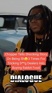 ‼️ Chopper Tells Story On Being Sh*t 3 Times For Tricking D**g Dealers Into Buying Rabbit Food. 😨 😱. Subscribe to The Art Of Dialogue YouTube channel for full interviews. #chopperyoungcity #artofdialogue #theartofdialogue #hiphop #drdre #2pacshakur #hiphopinterviews #2Pac #tupac #jayz #deathrowrecords #chopper #willsmith #maryjblige #bowwow #snoopdogg #eminem #tupacshakur #kanyewest #genedeal #biggiesmalls #biggie #sugeknight #diddy #50cent #puffy #genedeal | The Art Of Dialogue