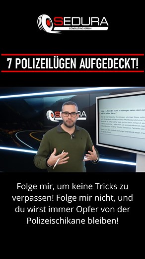 351K views · 2.7K reactions | „Pusten oder mit zur Wache“ — Die 7 schlimmsten Polizeilügen aufgedeckt! Part 1/4 Dieses Video stellt keine Rechtsberatung dar, bitte kontaktiere immer einen Anwalt bei Fragen. | Sedura Consulting | Facebook