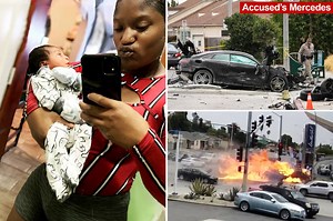 6 killed, including baby and pregnant woman, in fiery LA crash, frightening video shows