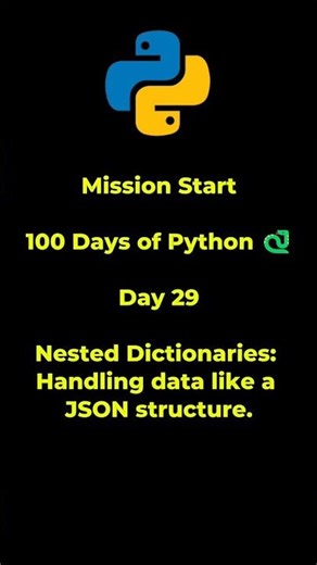 Python Tutorial for Beginners | Day 29 | Nested dictionary: Handle JSON-like structured data #python