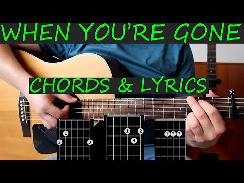 Shawn Mendes - When You're Gone - Guitar Chords Tutorial & Lyrics