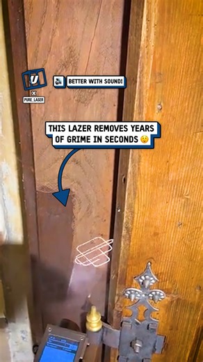 Laser cleaning is satisfying and effective 💥🧼 #laser #satisfying #diy | UNILAD Tech